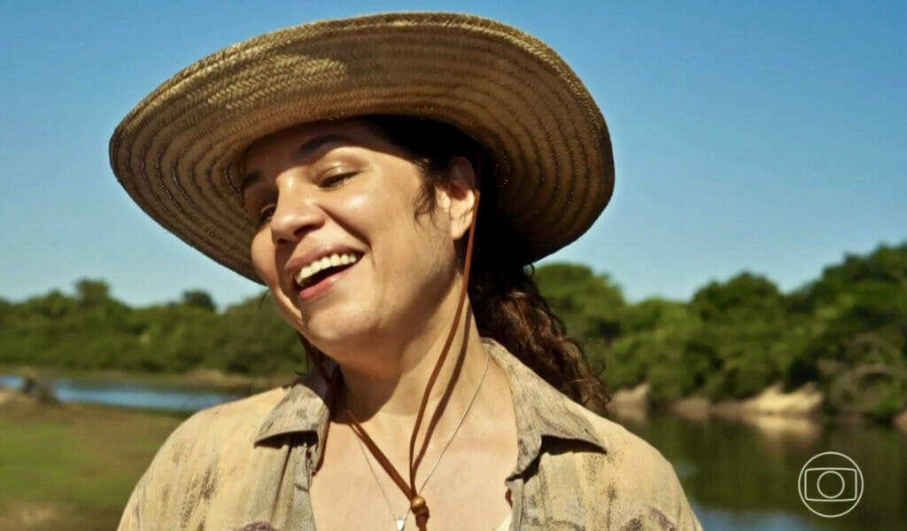 Maria Bruaca (Isabel Teixeira) na novela Pantanal