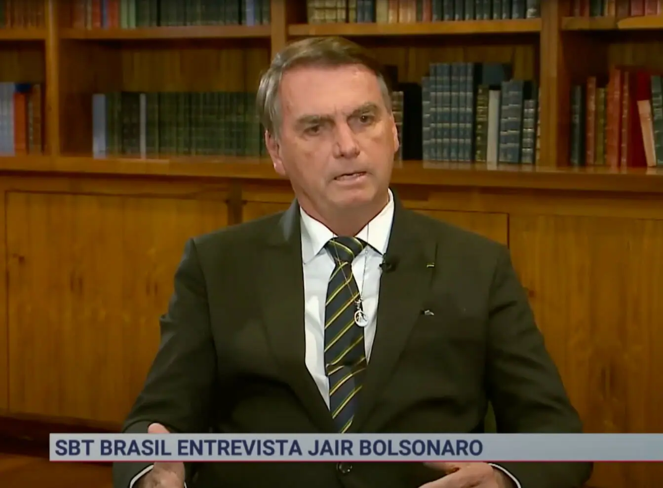 Bolsonaro no SBT Brasil