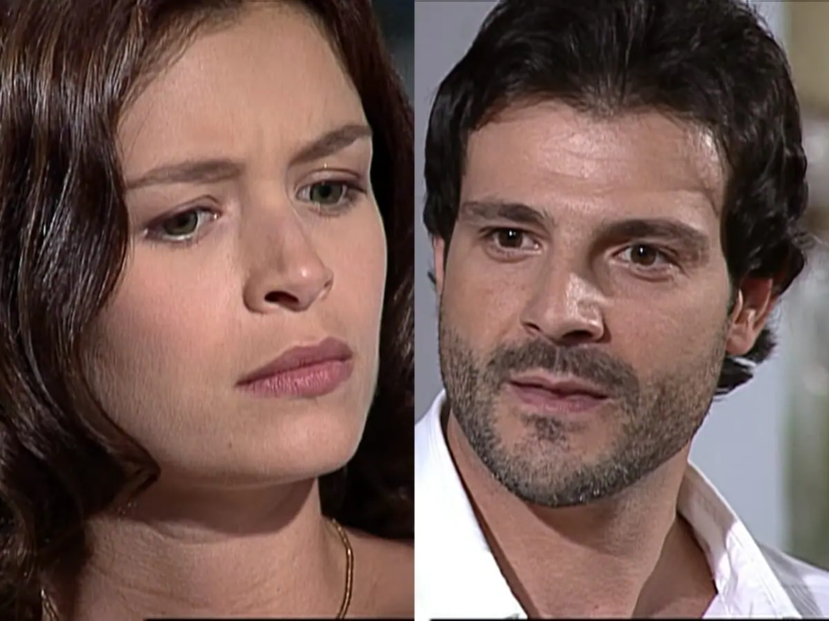 Esmeralda (Bianca Castanho) e Álvaro (Olivetti Herrera) de Esmeralda