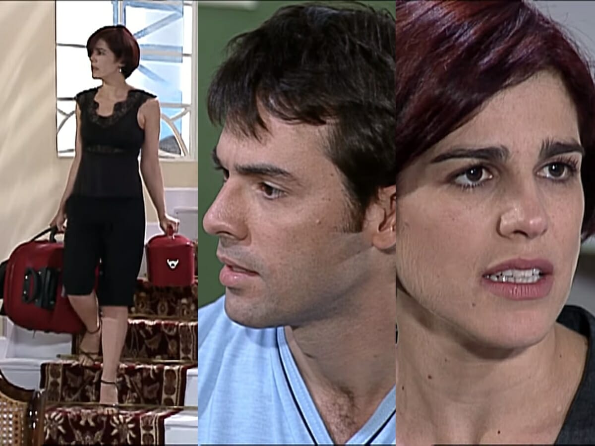 Graziela (Karina Barum) e José Armando (Cláudio Lins) de Esmeralda