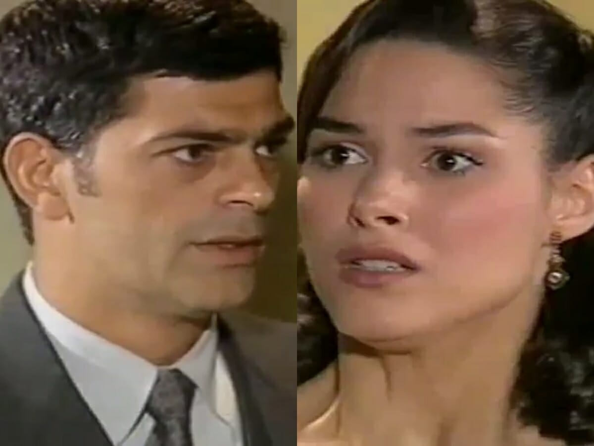 Rafael (Eduardo Moscovis) e Dalila (Fernanda Machado) de Alma Gêmea