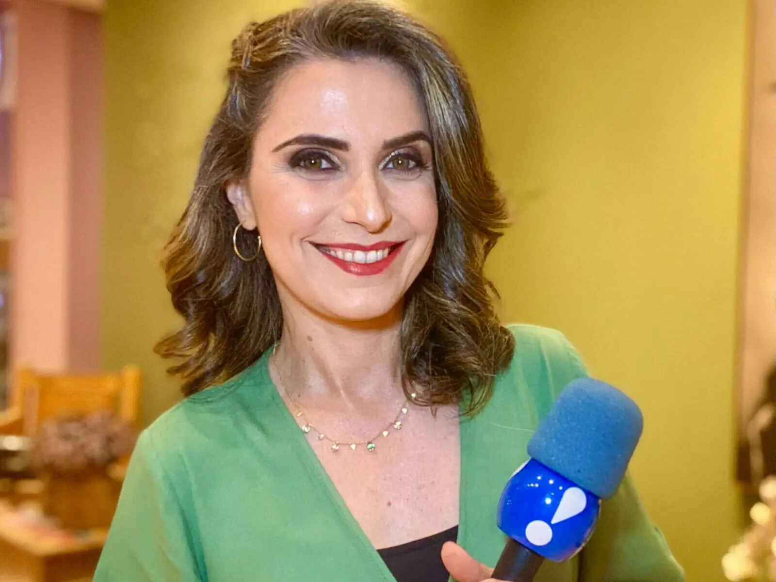 A jornalista Gisele Farina