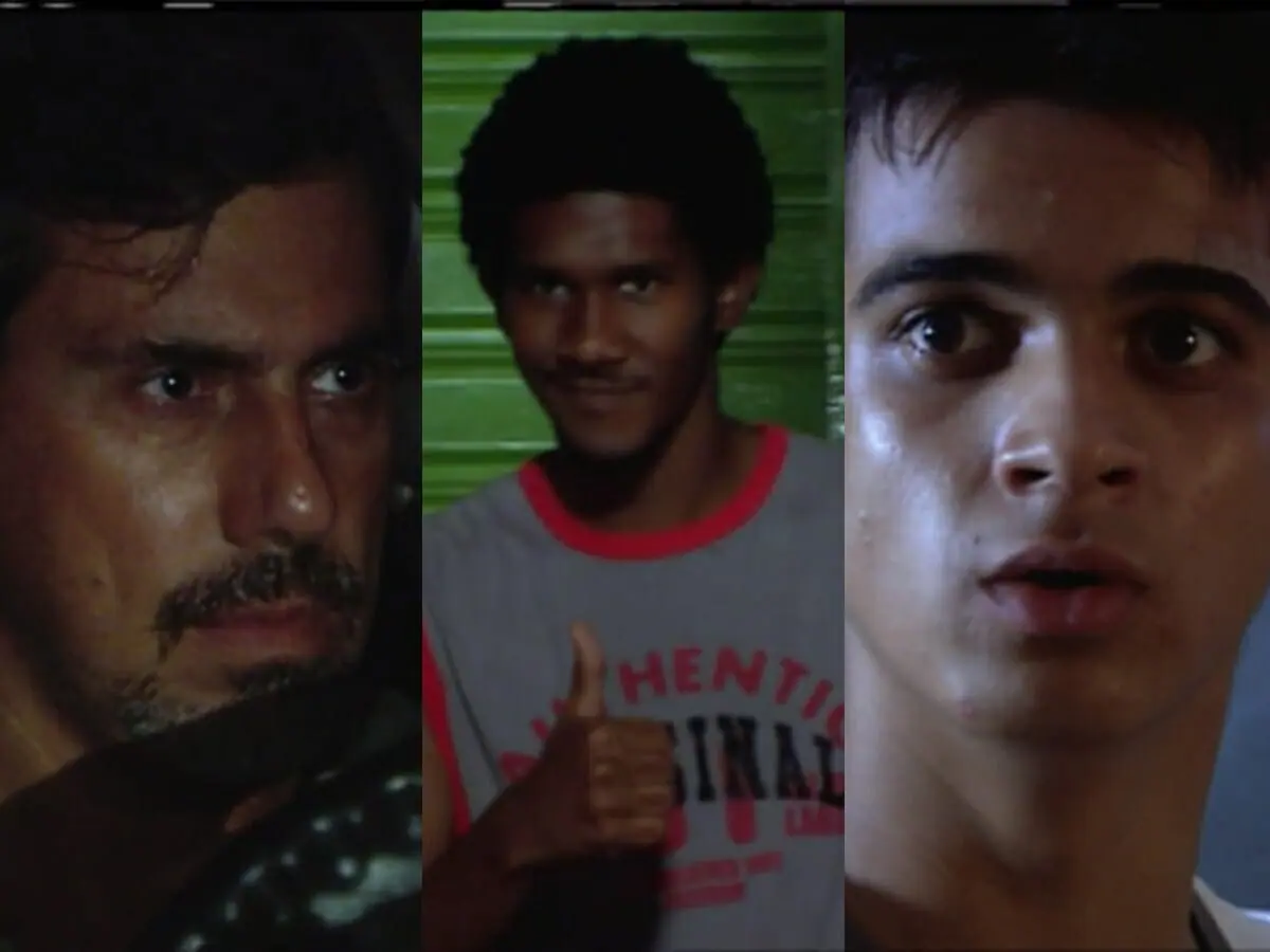 Xavier (Zeca Carvalho), Lincoln (André Luiz Miranda) e Demorô (Dáblio Moreira) de Chamas da Vida