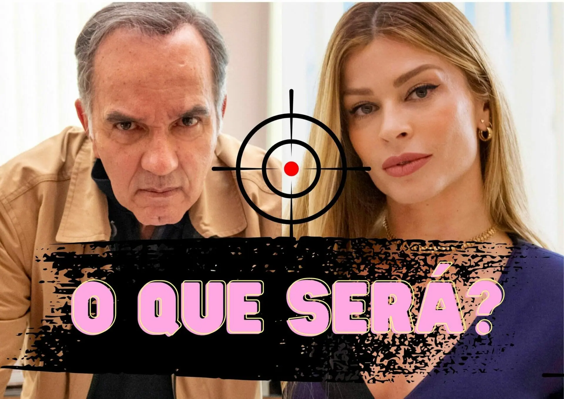 Guerra (Humberto Martins) e Débora (Grazi Massafera) na novela Travessia