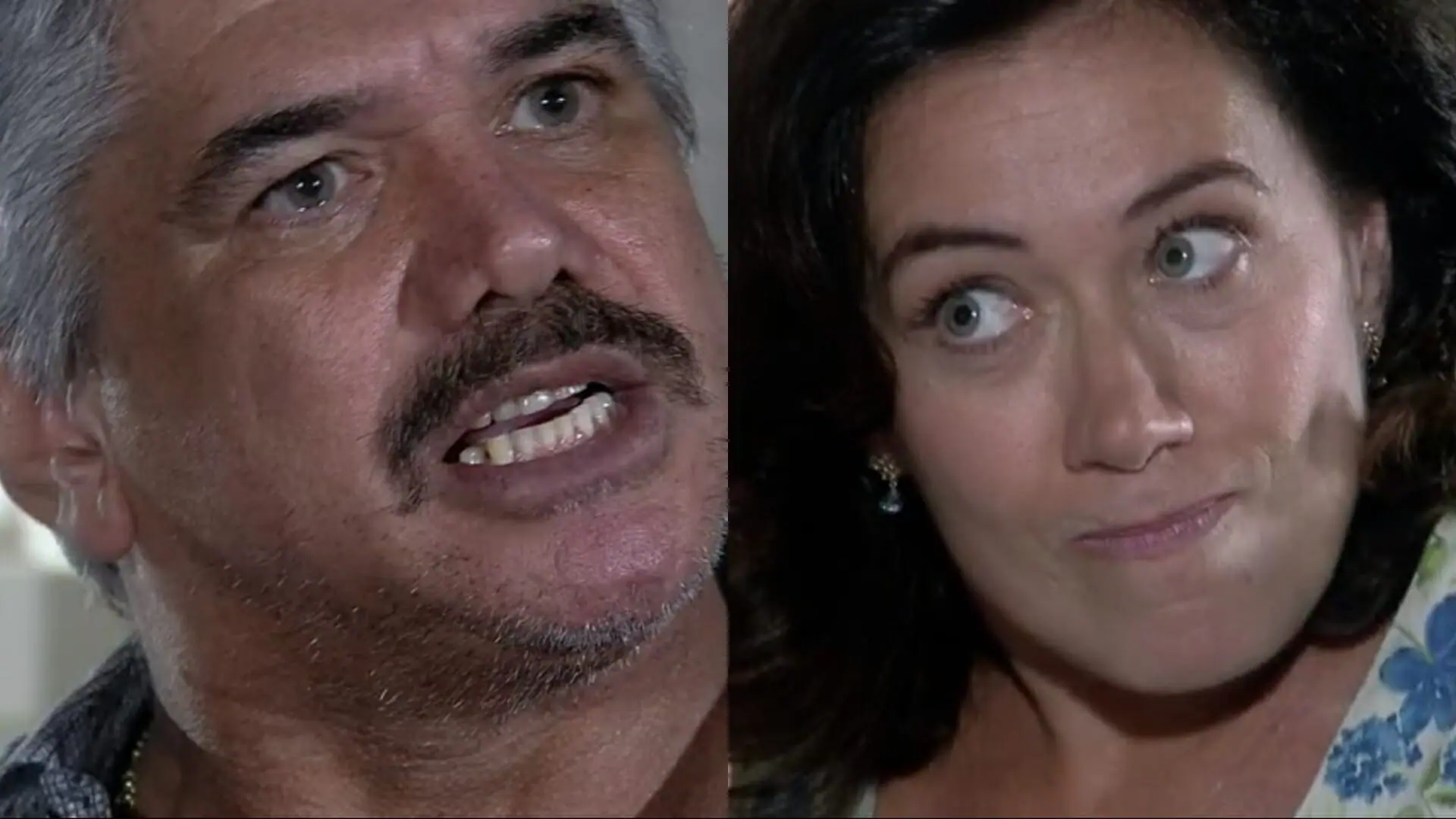 Léo (Jackson Antunes) e Catarina (Lilia Cabral) de A Favorita