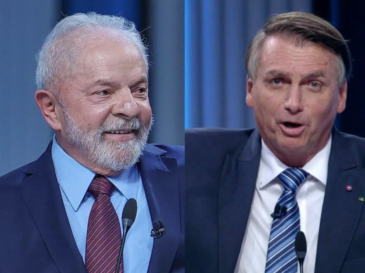 Os candidatos à Presidência: Lula e Bolsonaro