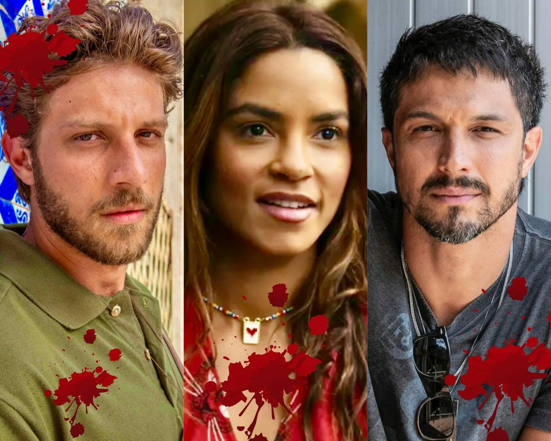 Ari (Chay Suede), Brisa (Lucy Alves) e Oto (Romulo Estrela) em Travessia