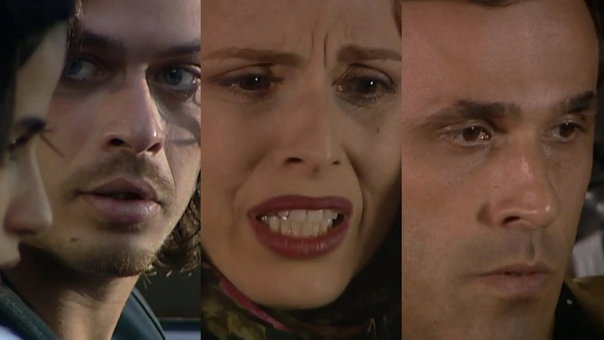 Liliana (Mariana Lima), Marcos (Fábio Assunção), Léia (Silvia Pfeiffer) e Ralf (Oscar Magrini) de O Rei do Gado