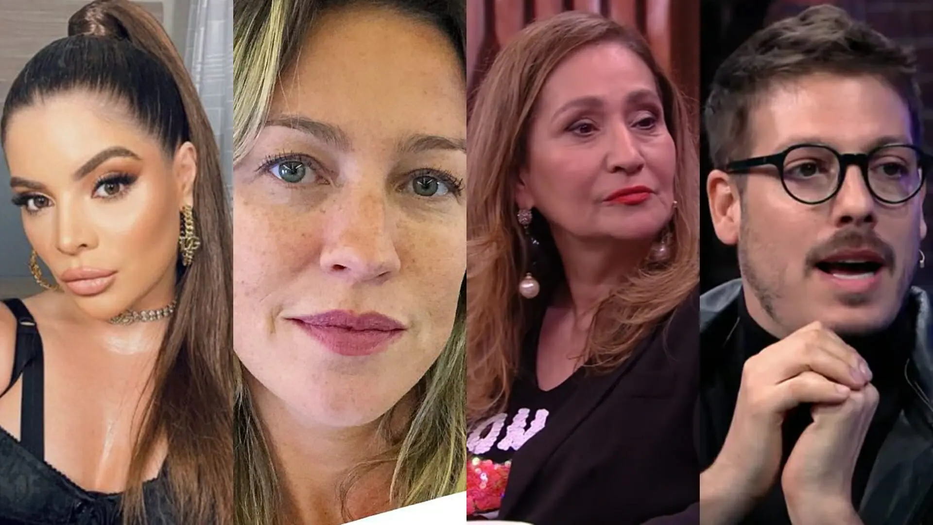 Gkay, Luana Piovani, Sonia Abrão e Fábio Porchat