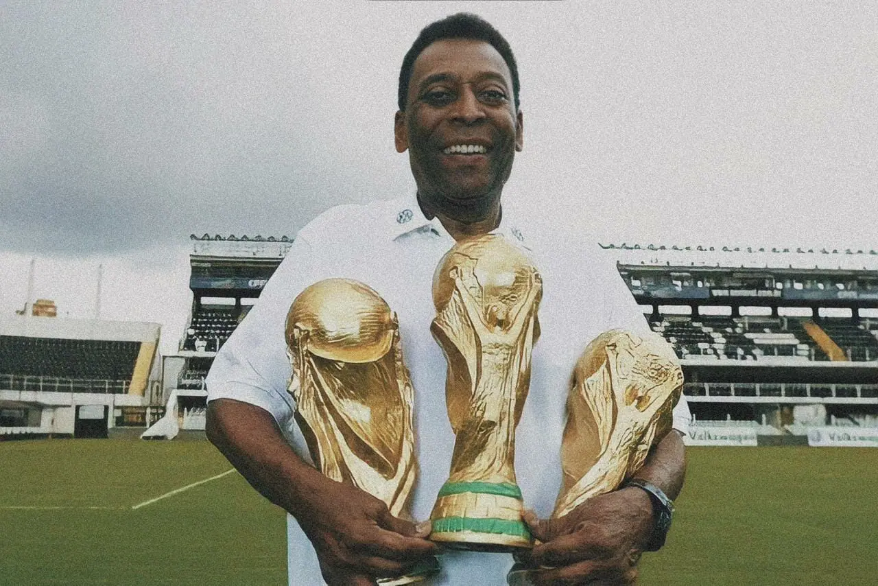 O jogador de futebol Pelé