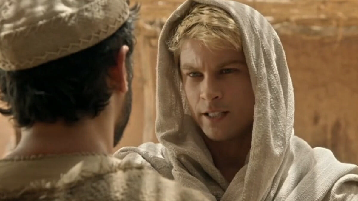 Anjo Gabriel (Raphael Sander) em Jesus