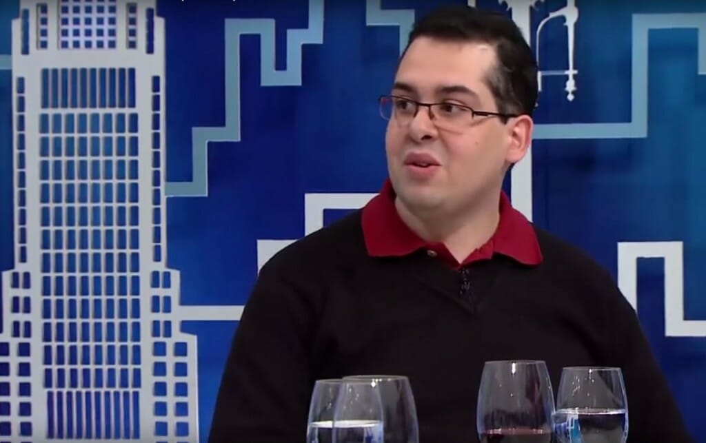 Elmo Francfort no programa Todo Seu, da TV Gazeta