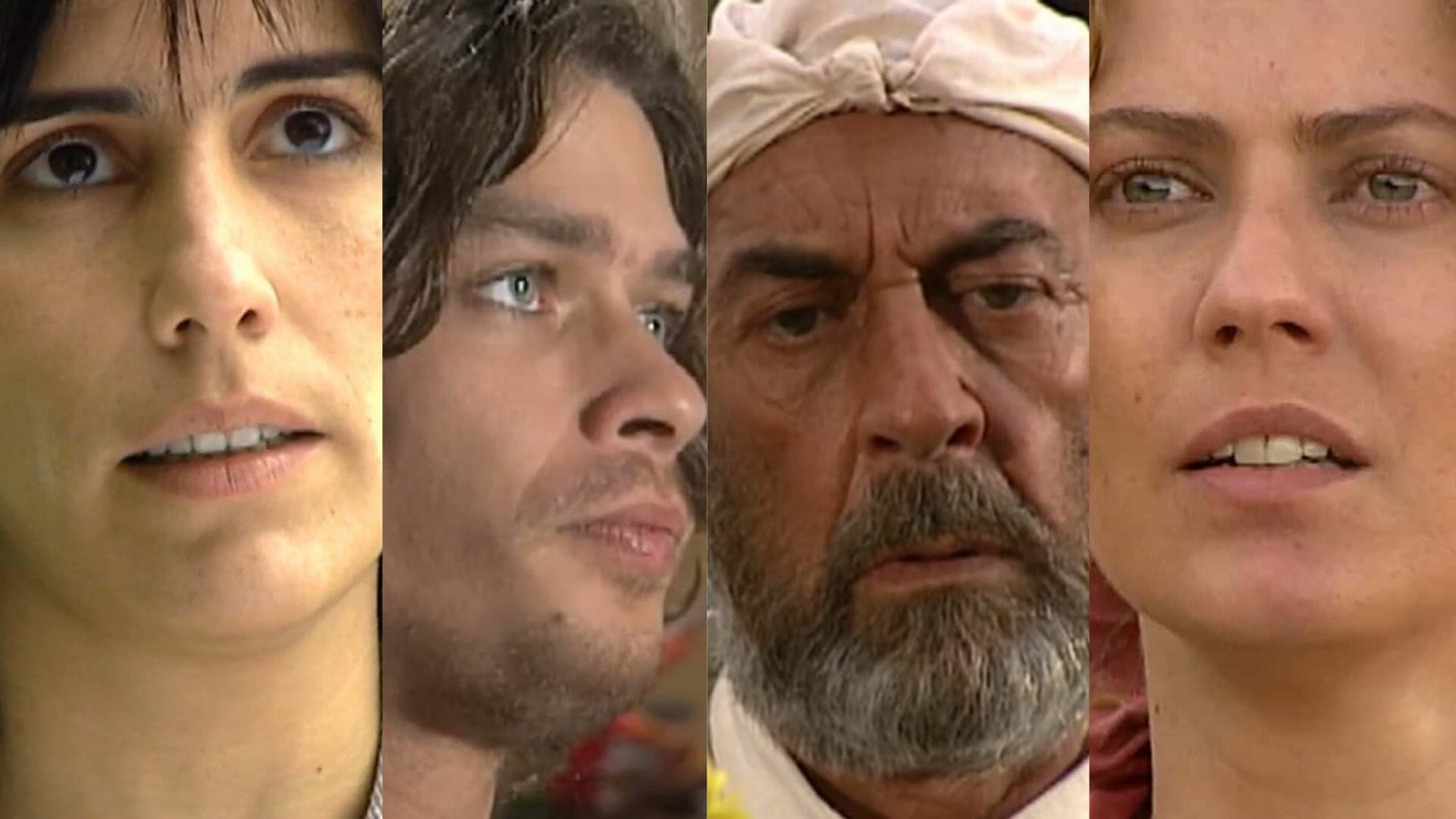 Rafaela, Marcos Mezenga, Geremias e Luana Marieta Berdinazzi em O Rei do Gado