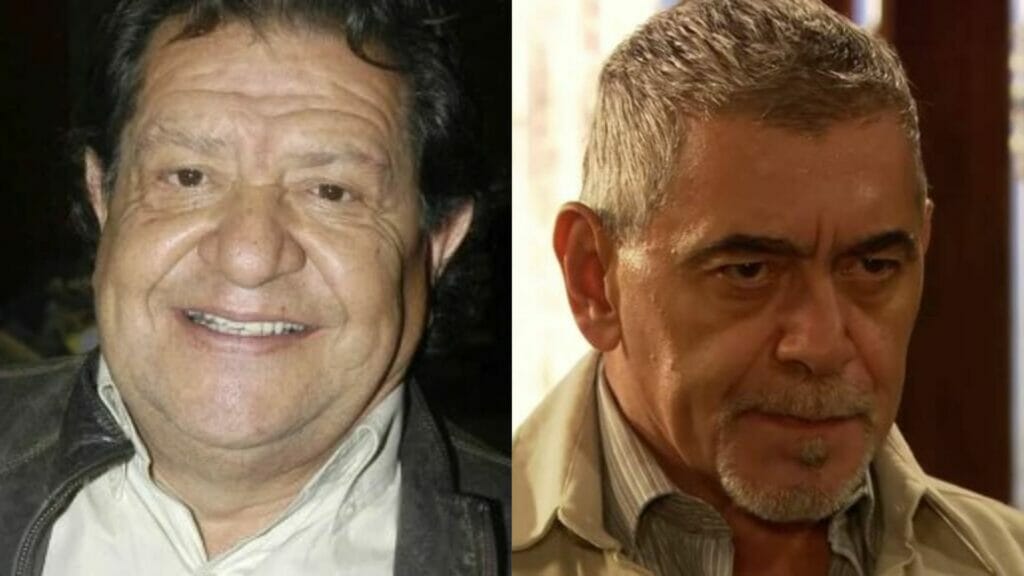 Raúl “Chóforo” Padilla e Juan Carlos Serrán, da novela A Dona
