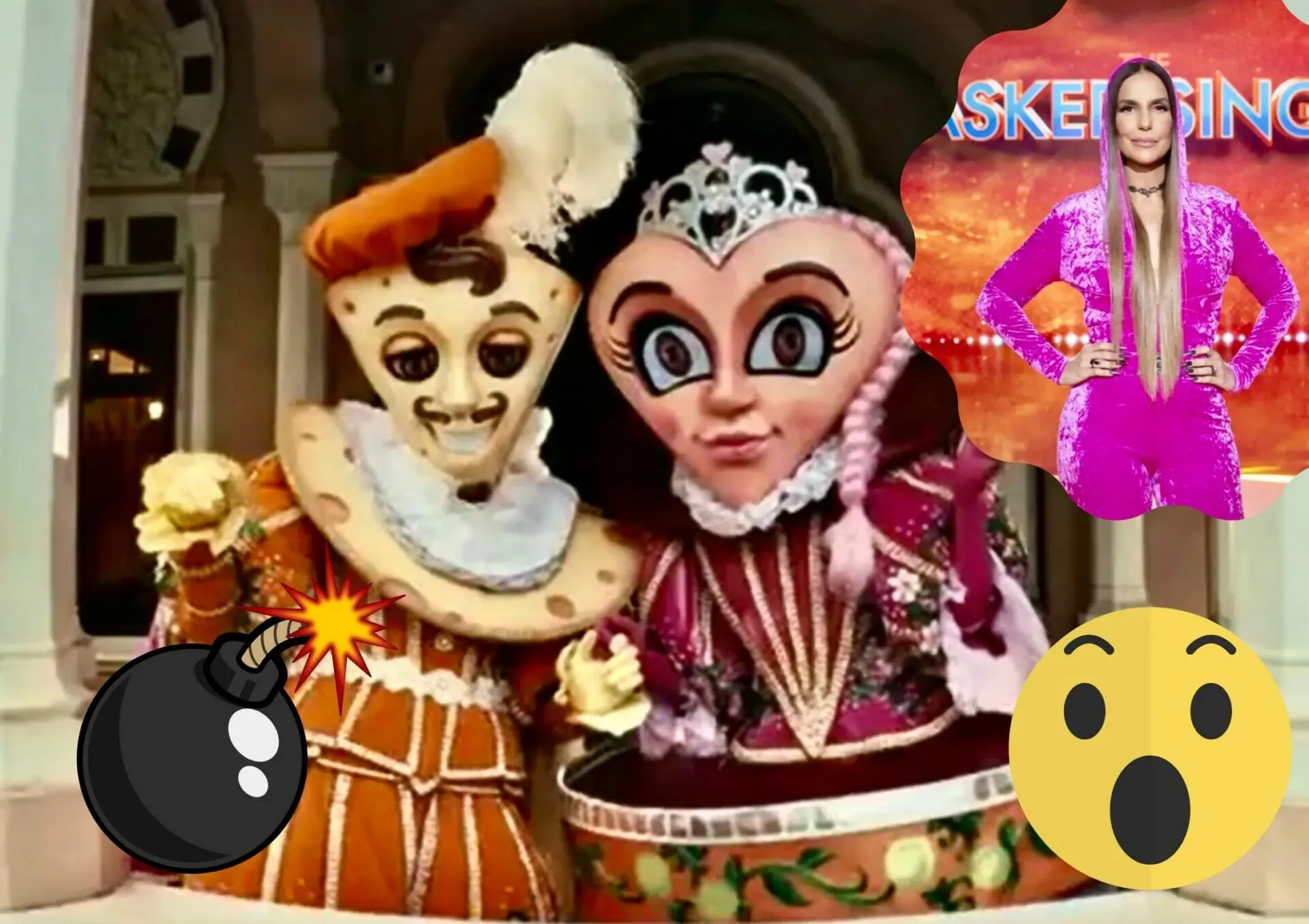 Ivete Sangalo e os mascarados do The Masked Singer Brasil
