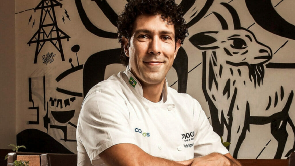 O chef Rodrigo Oliveira