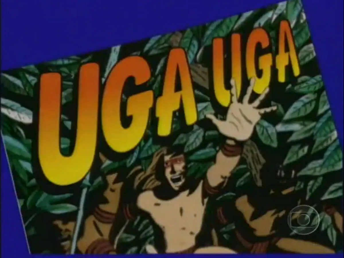 Logotipo da novela Uga Uga, de 2000