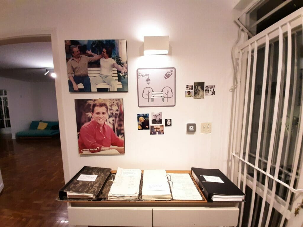 Exposição de roteiros de A Praça É Nossa na Casa de Cultura Manoel de Nóbrega