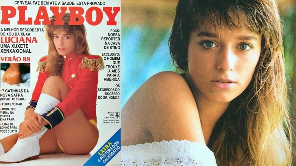 Luciana Vendramini na capa da Playboy