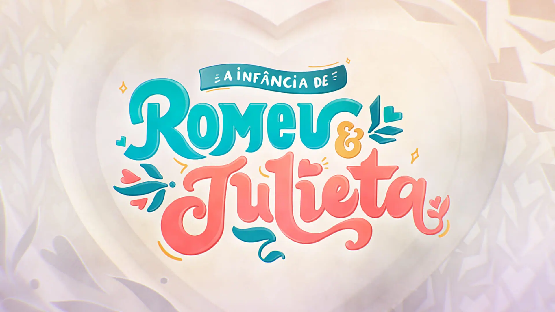 Logotipo da novela A Infância de Romeu e Julieta, do SBT