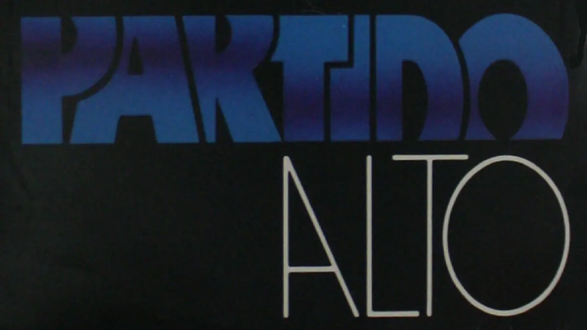 Logotipo da novela Partido Alto, de 1984