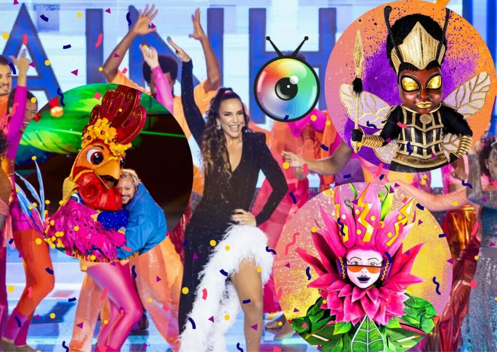 Ivete Sangalo e os mascarados do The Masked Singer Brasil 2023