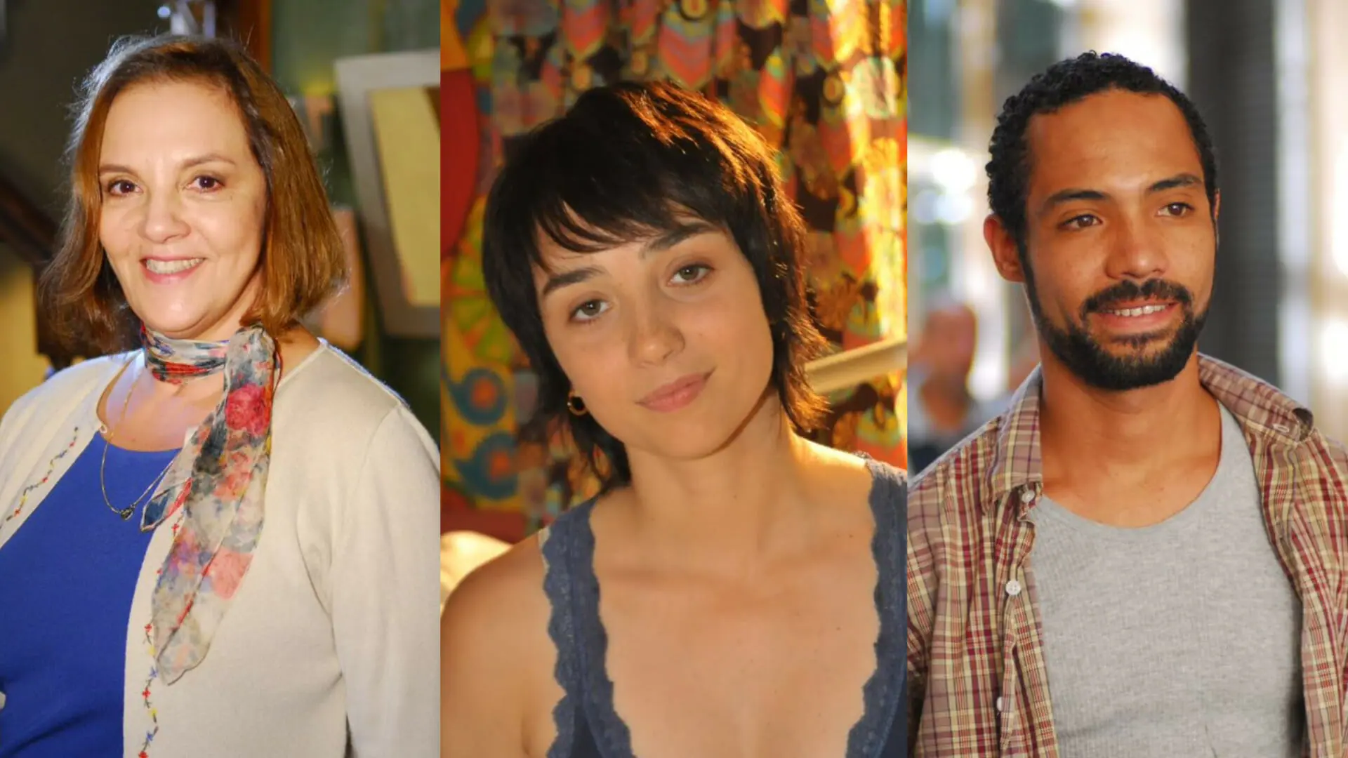 Augusta (Denise Del Vecchio), Andrea (Simone Spoladore) e Ivan (Silvio Guindane) em Vidas em Jogo