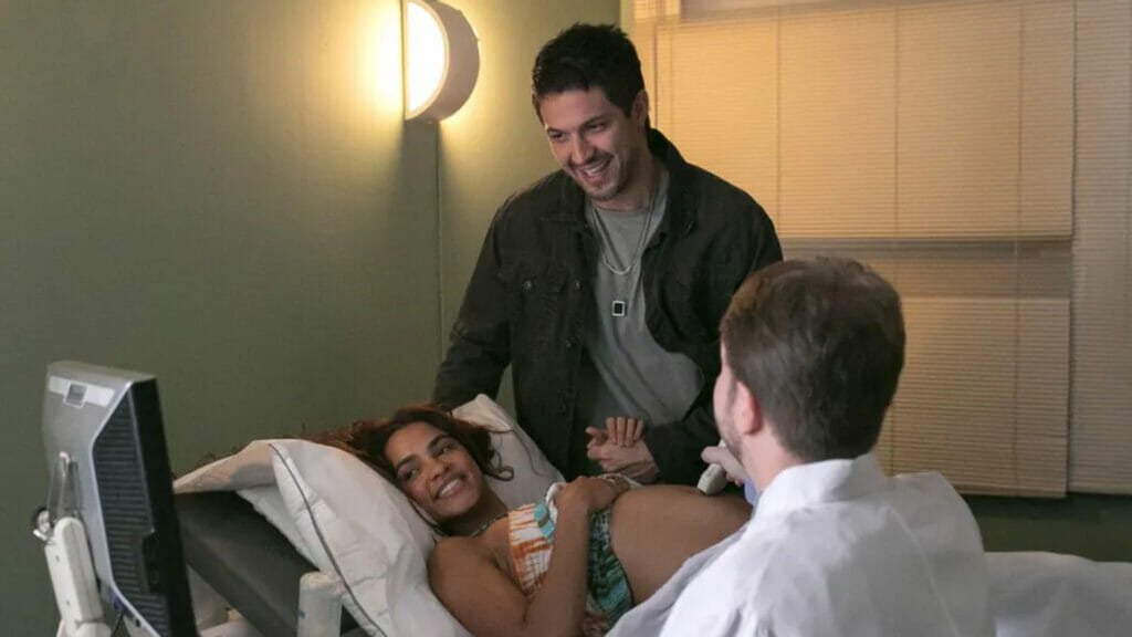 Brisa (Lucy Alves) descobre que está grávida em Travessia