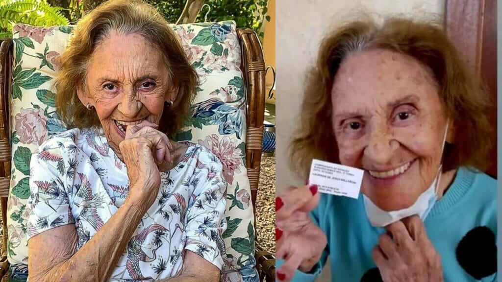 Laura Cardoso aos 95 anos de idade