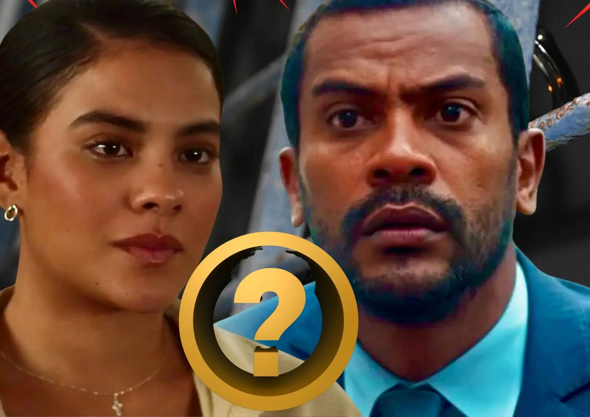 Jenifer (Bella Campos) e Ben (Samuel de Assis) em Vai na Fé