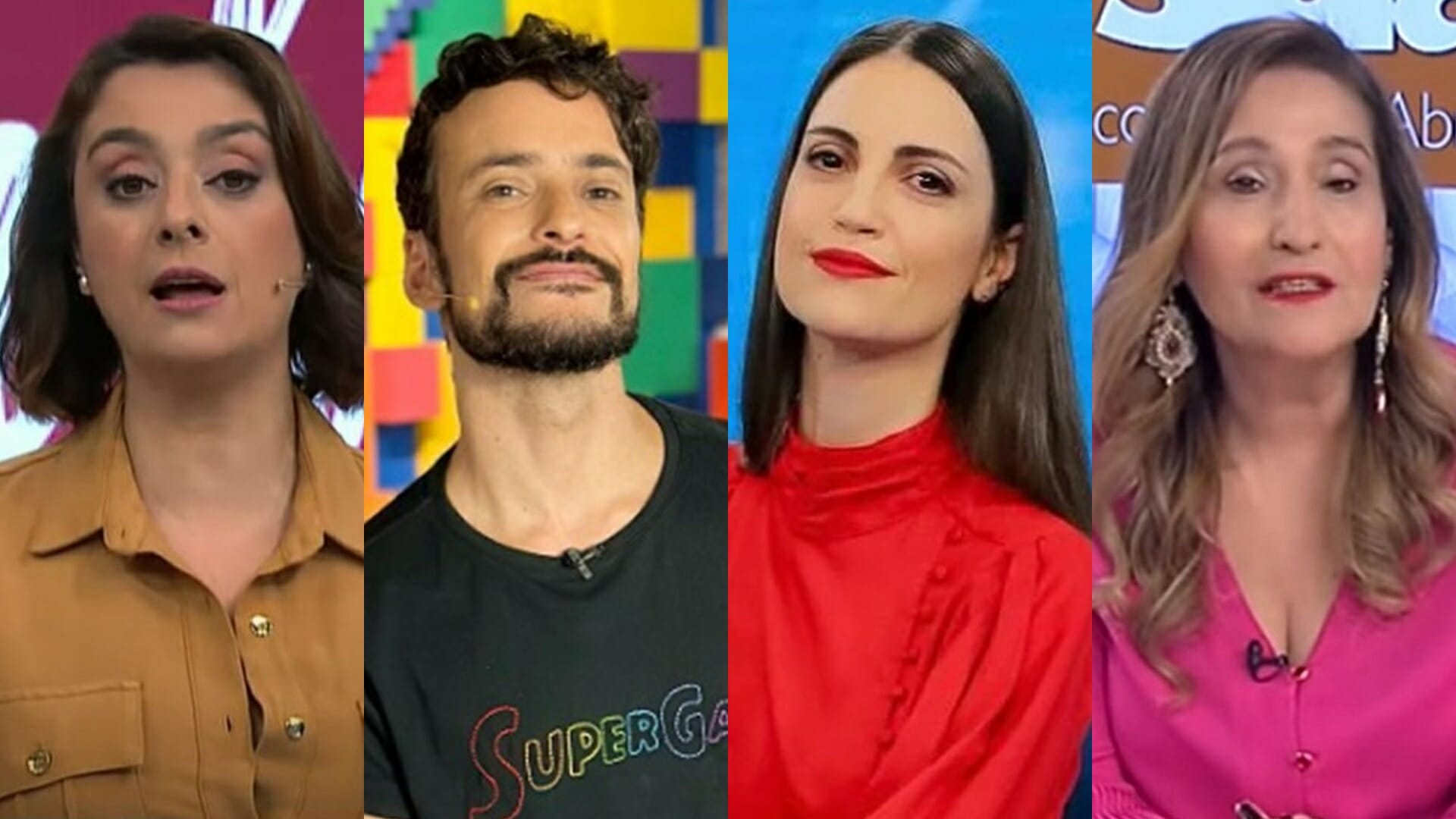 Cátia Fonseca, Fernando Oliveira, Chris Flores e Sonia Abrão (Reprodução/Montagem Observatório da TV)