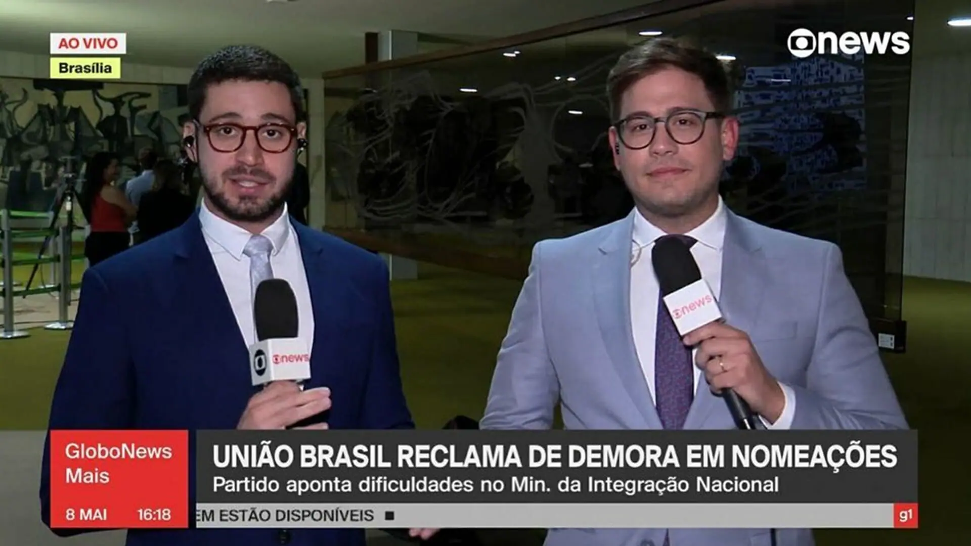 Pedro Figueiredo e Erick Rianelli são repórteres da Globo (Reprodução: Instagram)