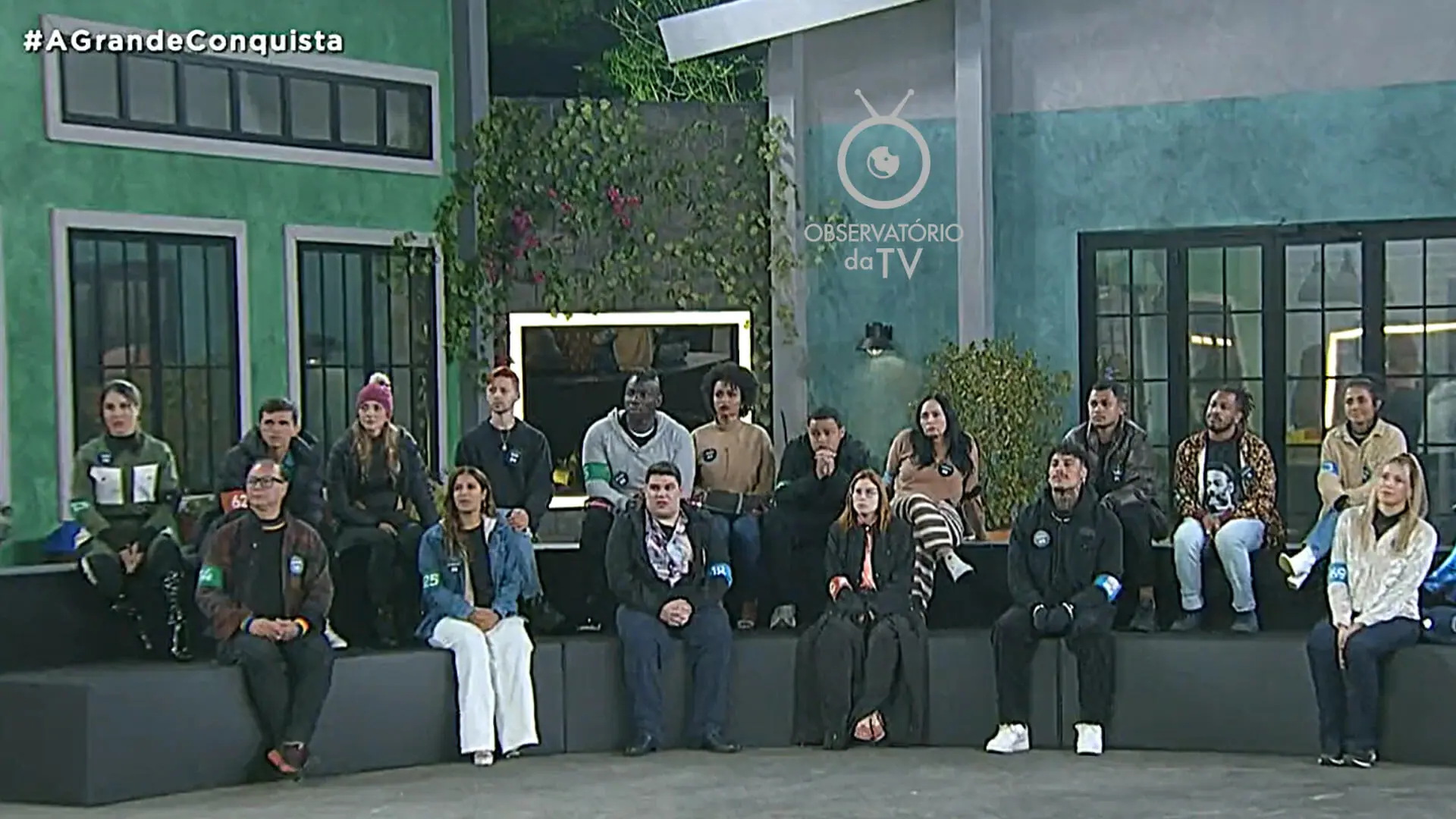 Participantes do reality show A Grande Conquista