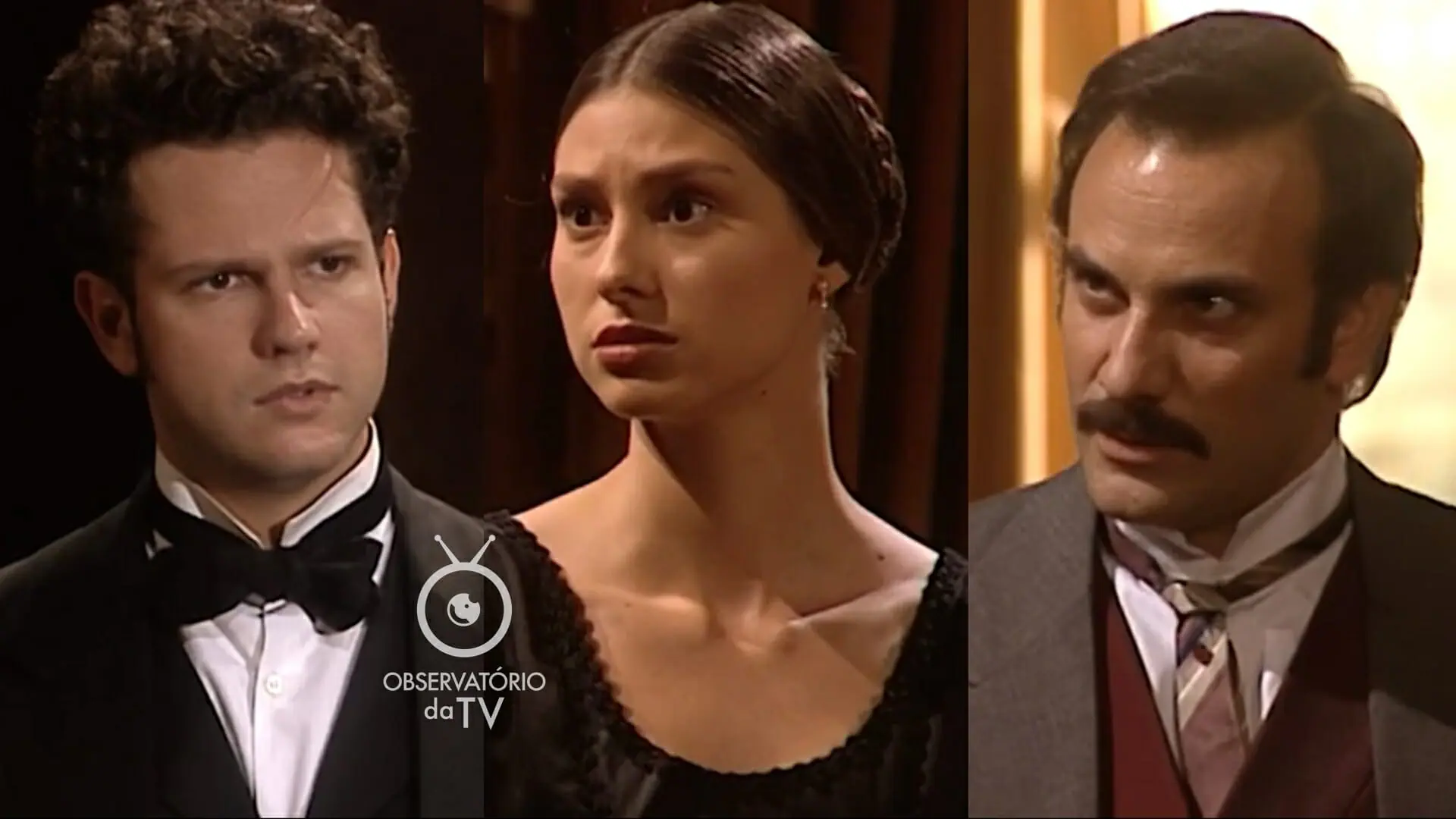 Abelardo (Selton Mello), Alice (Lavínia Vlasak) e Pedro Afonso (Marco Ricca) de Força de Um Desejo