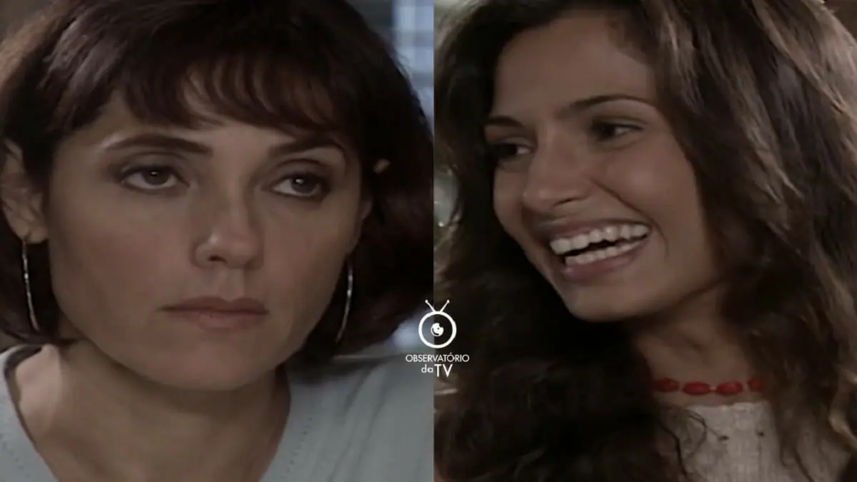 Helena (Christiane Torloni) e Luciana (Camila Pitanga) de Mulheres Apaixonadas