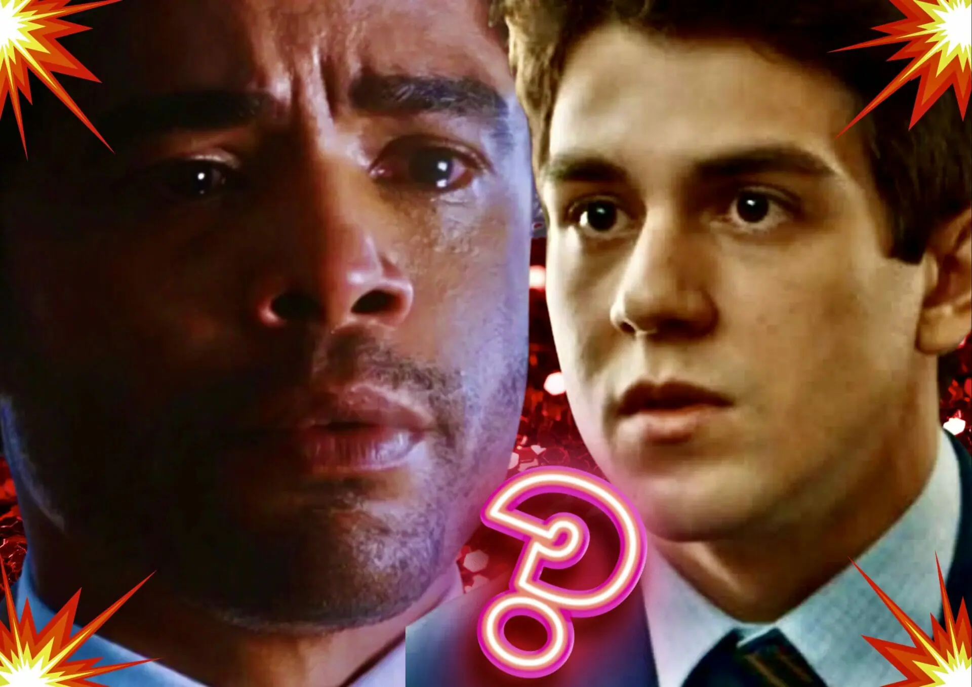 Júlio (Daniel Rangel) e Orlando (Diogo Almeida) em Amor Perfeito