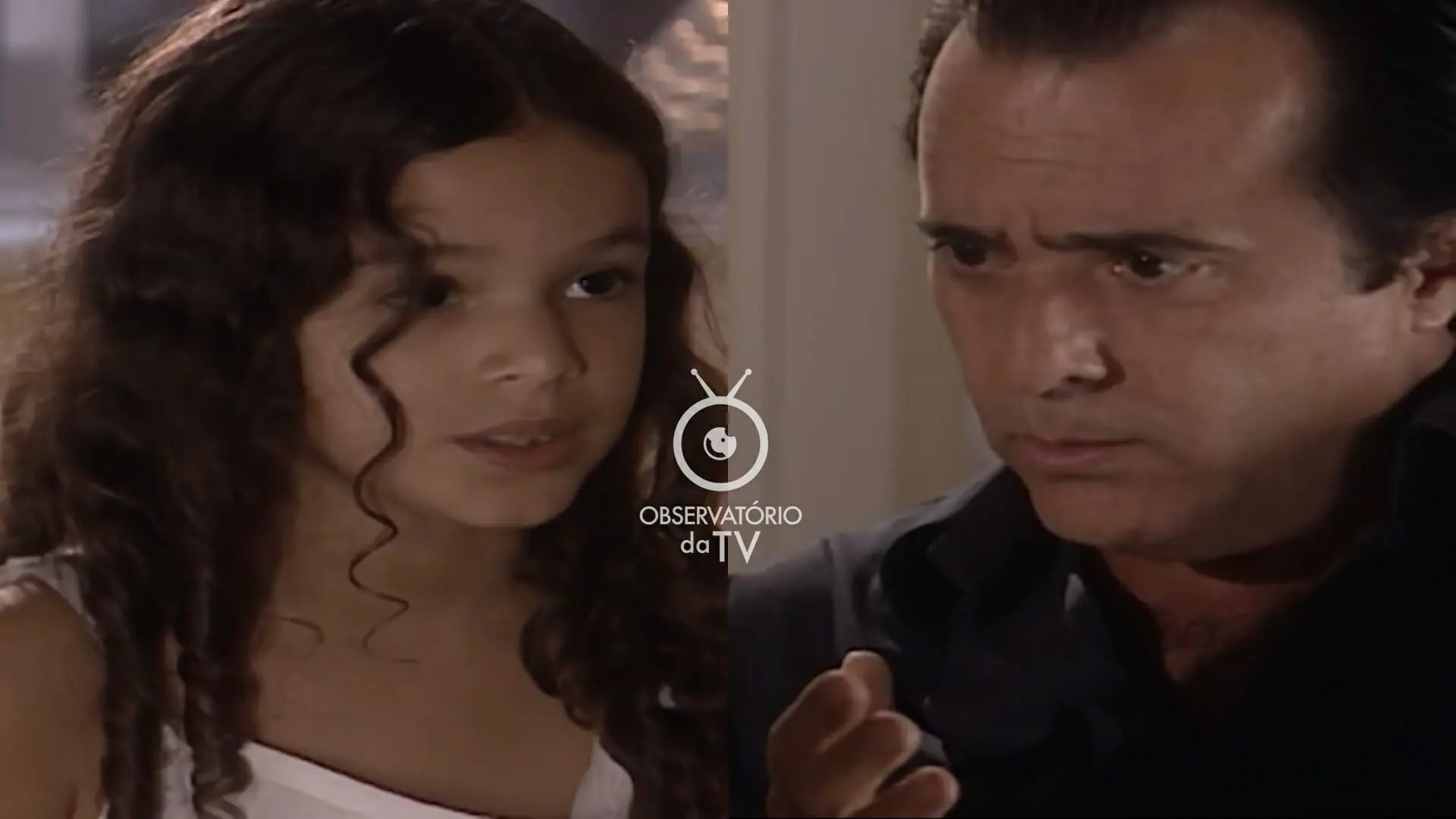 Salete (Bruna Marquezine) e Téo (Tony Ramos) de Mulheres Apaixonadas