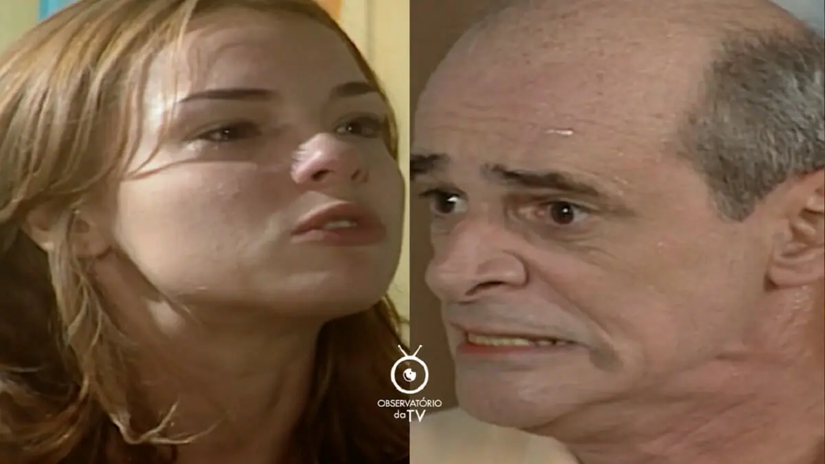 Dóris (Regiane Alves) e Carlão (Marcos Caruso) em Mulheres Apaixonadas