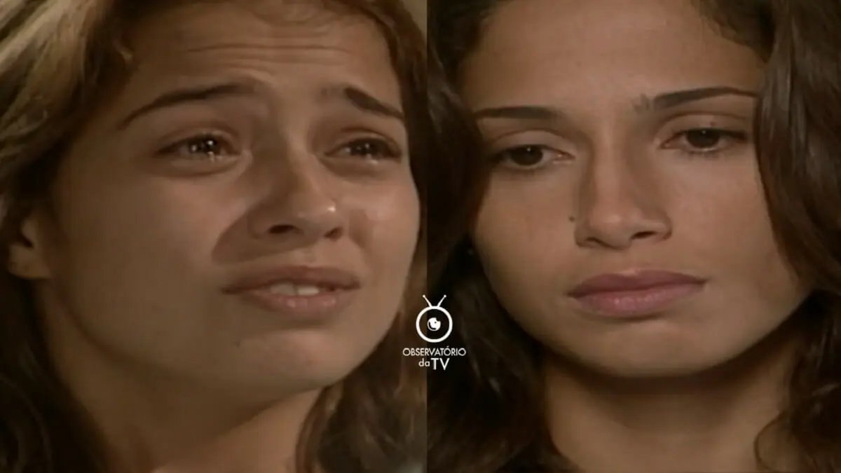 Marina (Paloma Duarte) e Luciana (Camila Pitanga) de Mulheres Apaixonadas