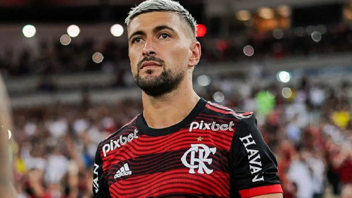 Jogador do Flamengo Arrascaeta
