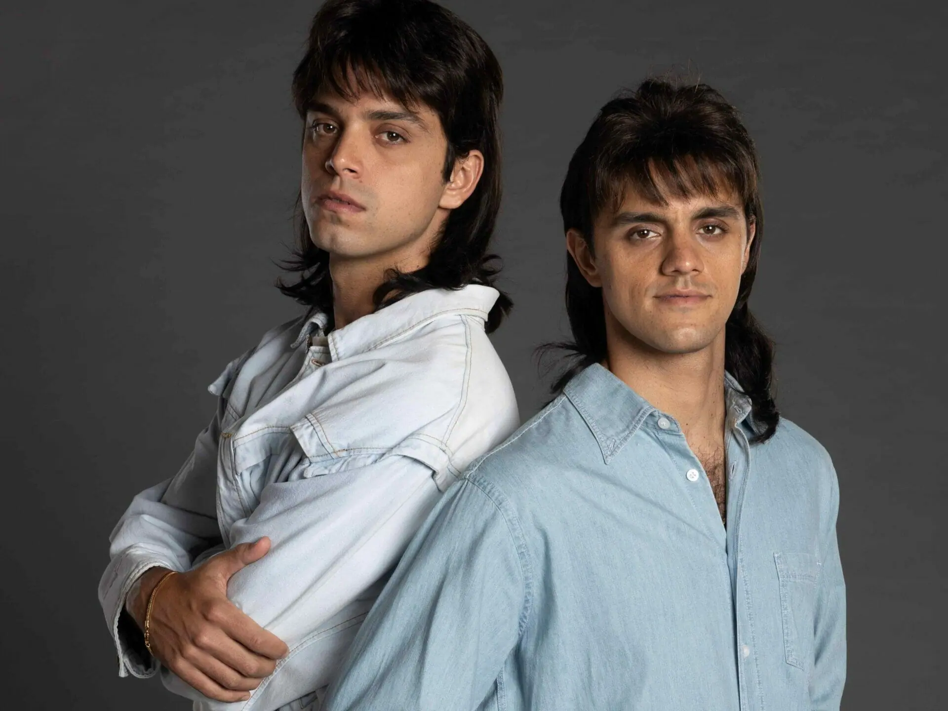 Rodrigo Simas e Felipe Simas na série de Chitãozinho & Xororó