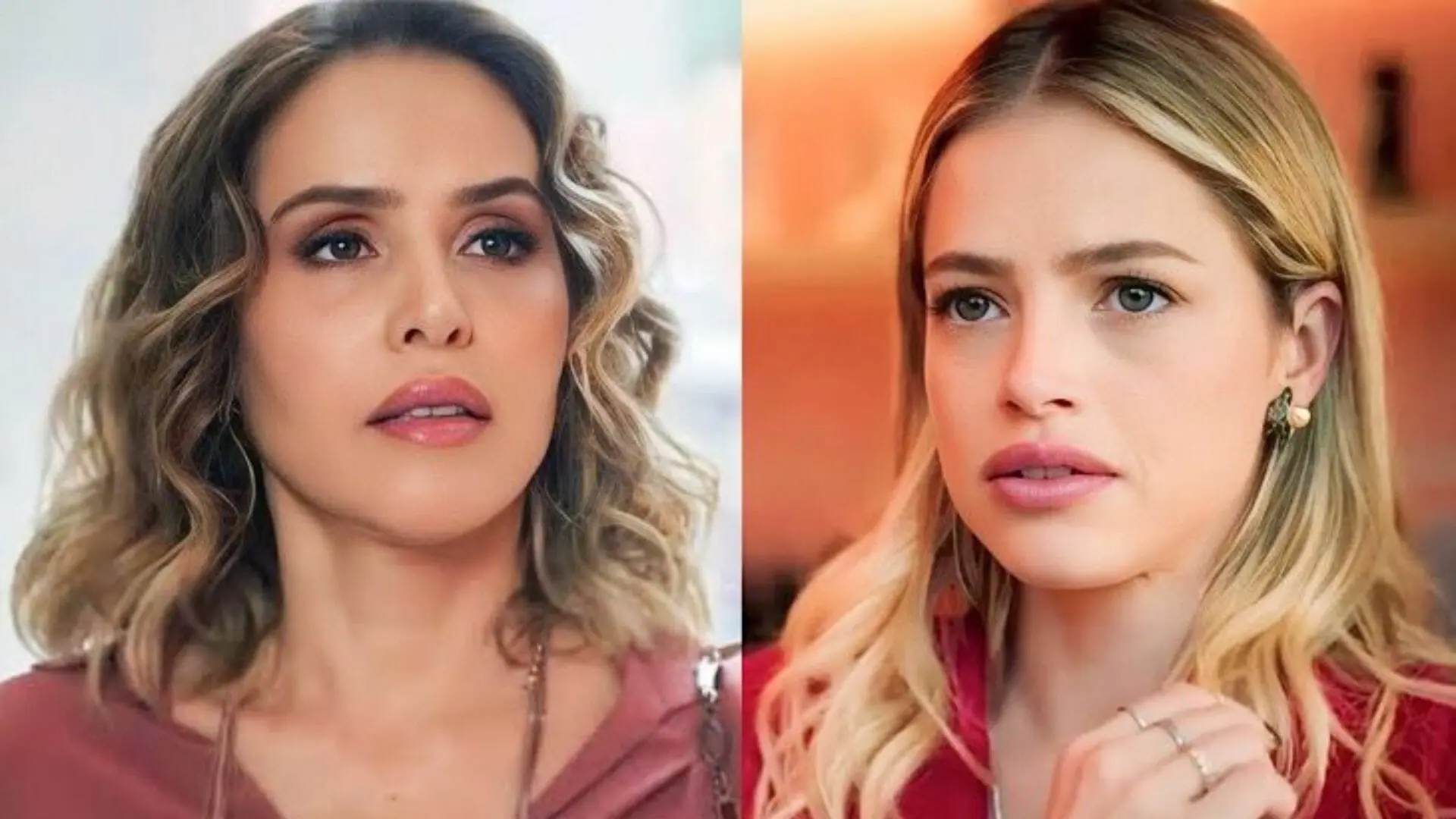 Gladys (Leona Cavalli) e Graça (Agatha Moreira) em Terra e Paixão