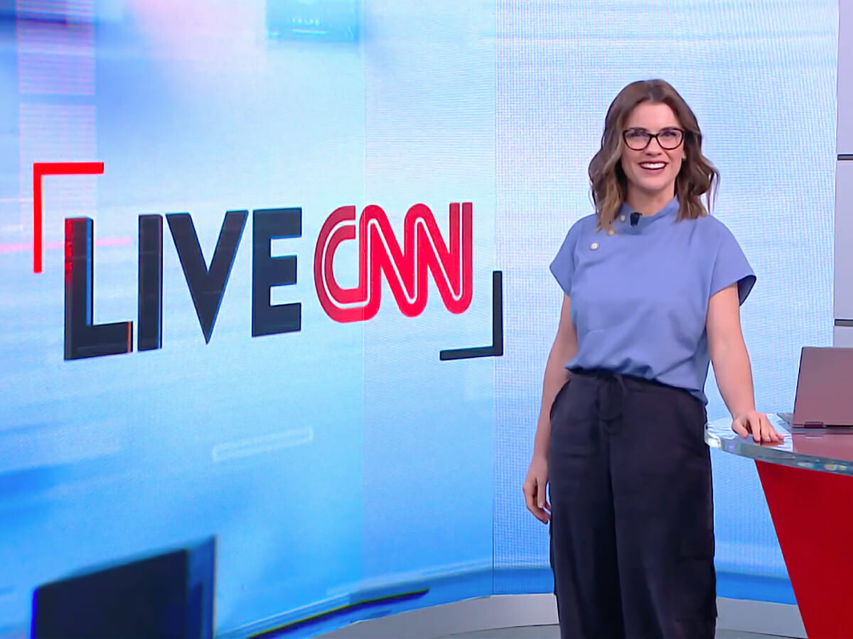 Elisa Veeck, apresentadora do Live CNN