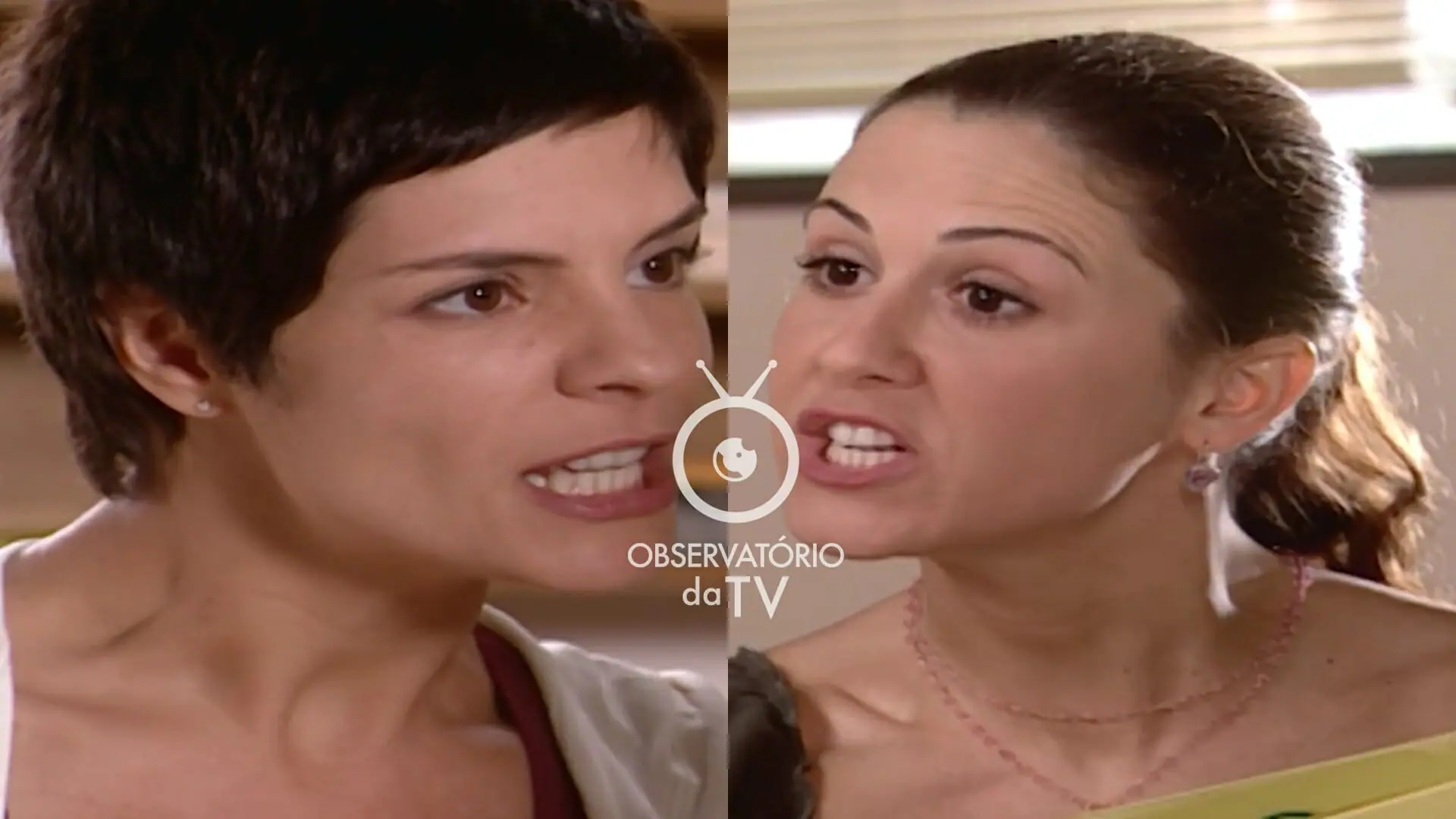 Raquel (Helena Ranaldi) e Rosinha (Guilhermina Guinle) de Mulheres Apaixonadas