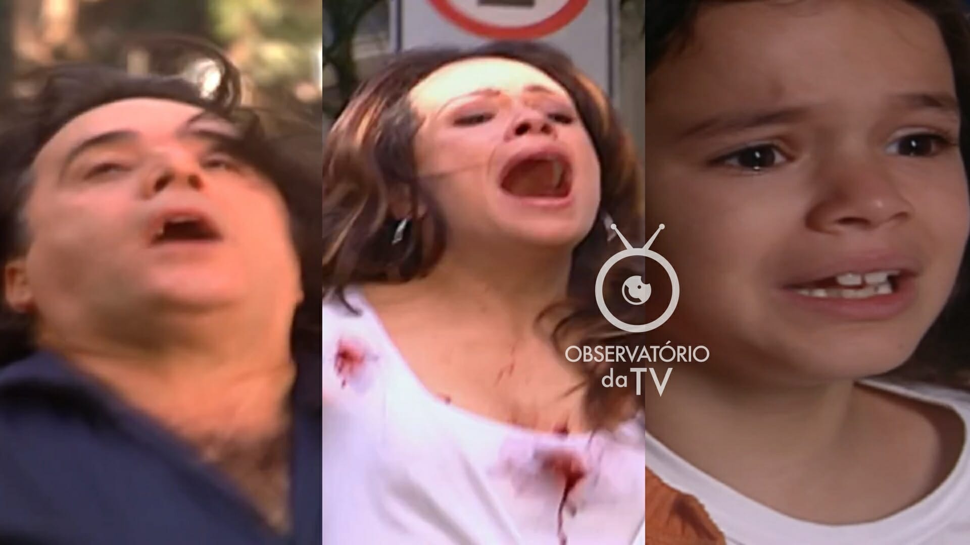 Téo (Tony Ramos), Fernanda (Vanessa Gerbelli) e Salete (Bruna Marquezine) de Mulheres Apaixonadas