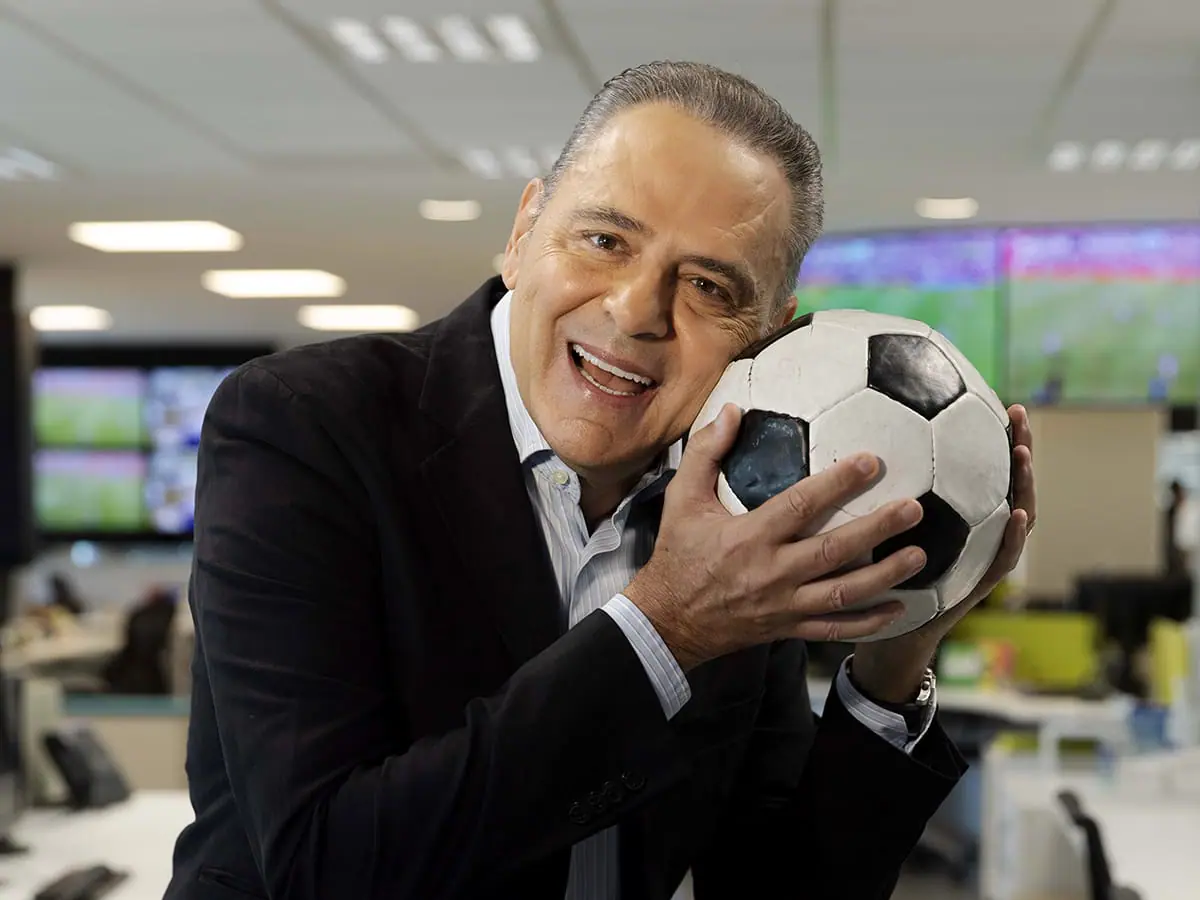 Luis Roberto, narrador esportivo da Globo