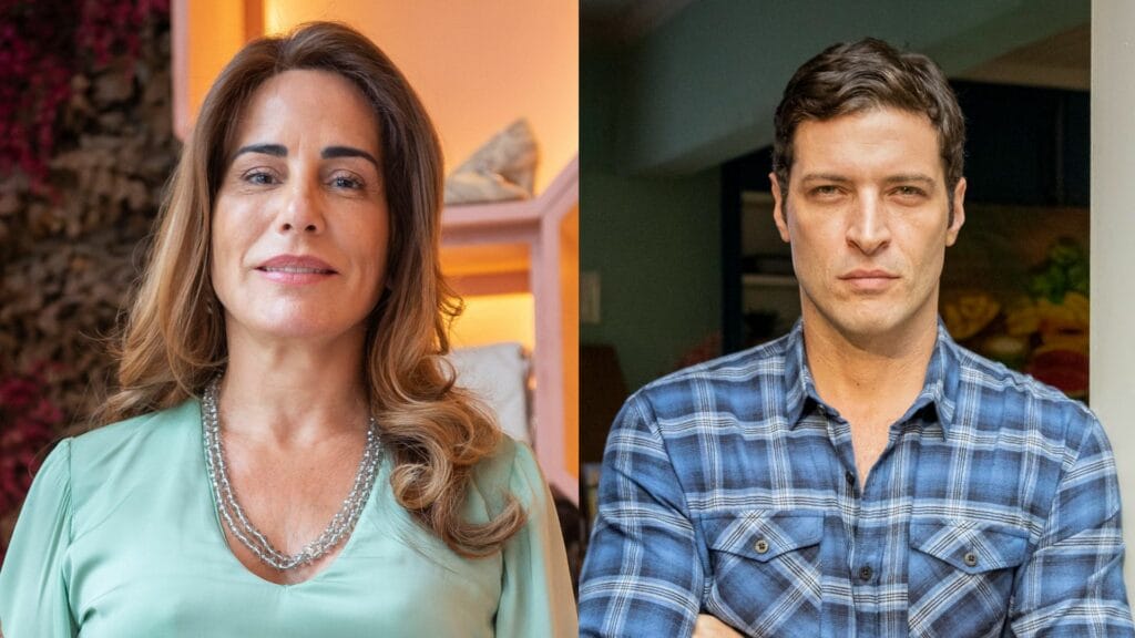 Irene (Gloria Pires) e Marino (Leandro Lima) em Terra e Paixão