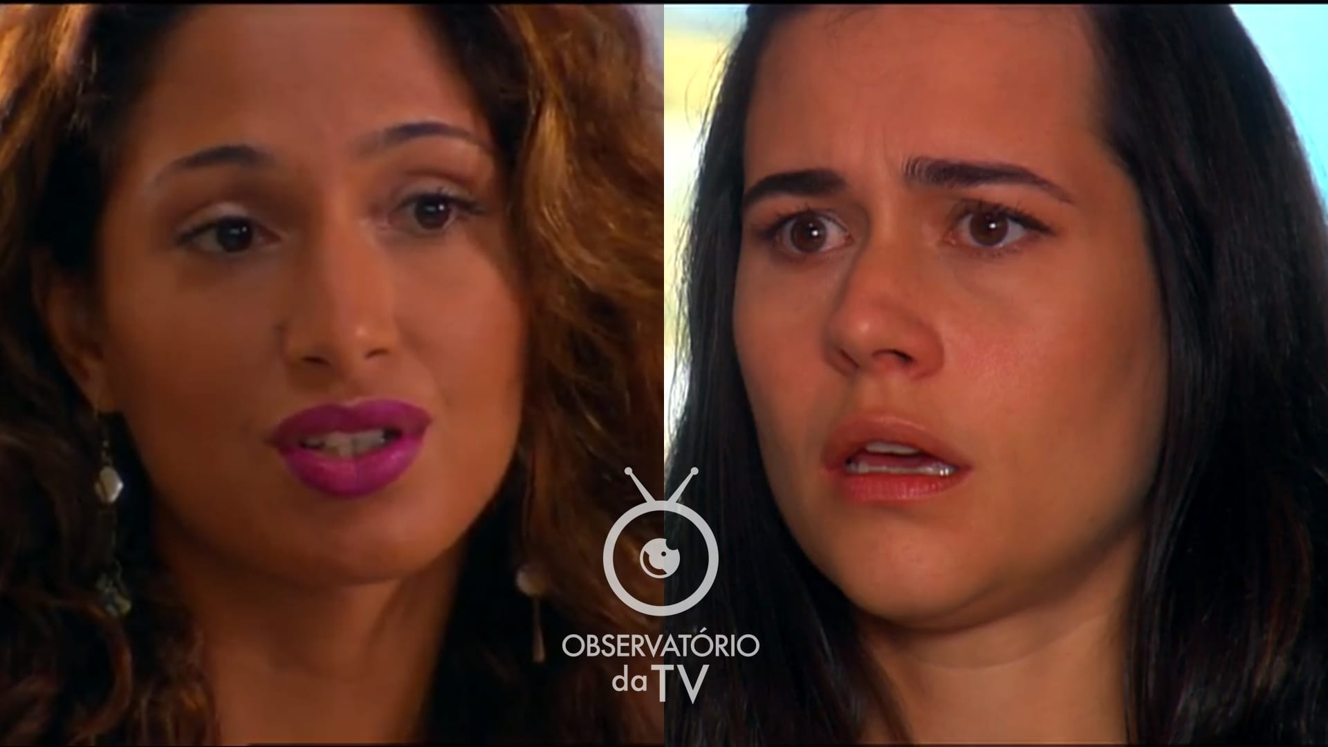 Bebel (Camila Pitanga) e Paula (Alessandra Negrini) de Paraíso Tropical