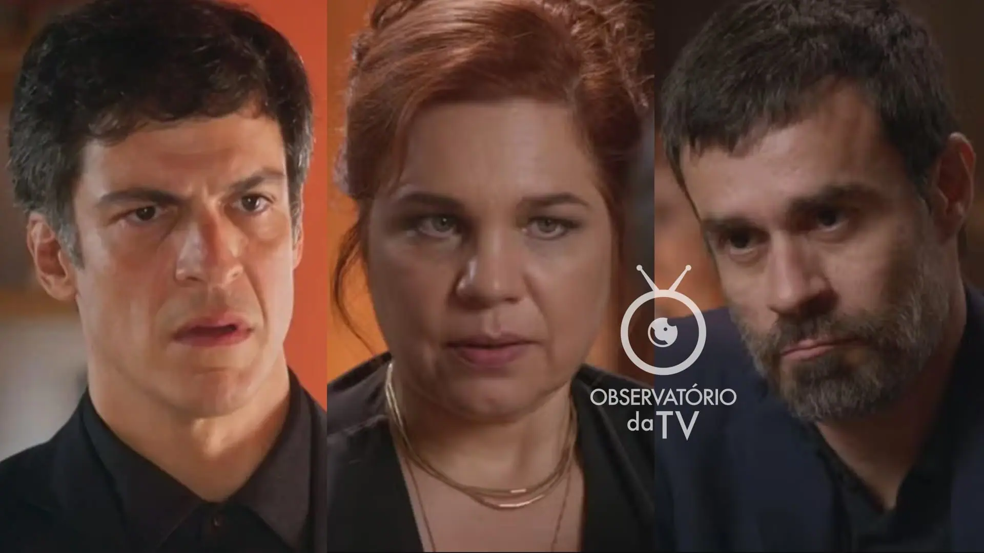 Jonas (Mateus Solano), Helena (Isabel Teixeira) e Danilo (Erom Cordeiro) de Elas por Elas