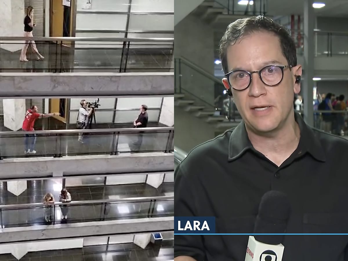 Repórter Walace Lara, da Globo, é hostilizado dentro da Alesp